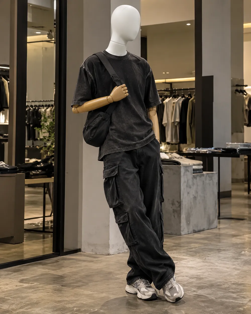 Referensi manekin pria untuk streetwear dan butik modern